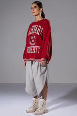 TRE CHIC CROPPED OVERSIZED PANTS