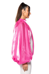 TRUE ELEGANCE LONG SLEEVE BLOUSE IN PINK