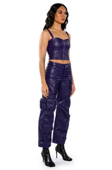 TRUE LOVE ZIP UP STRUCTURED TANK TOP