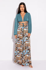 TRY HARDER TIE FRONT CROP TOP