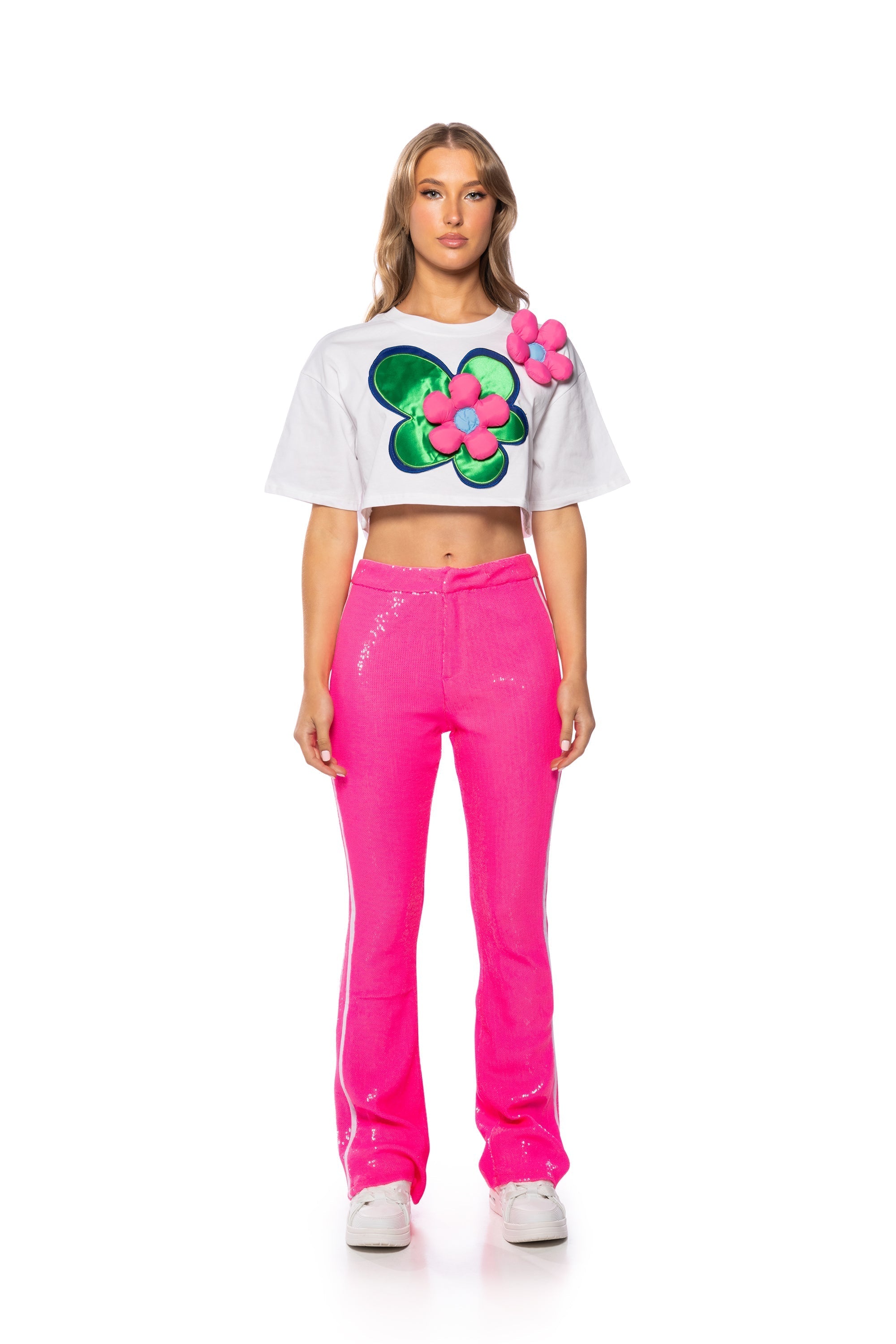 TULIP DREAMS CROPPED TSHIRT