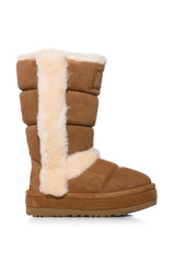 UGG CLASSIC CLOUDPEAK TALL BOOTIE IN CHESTNUT