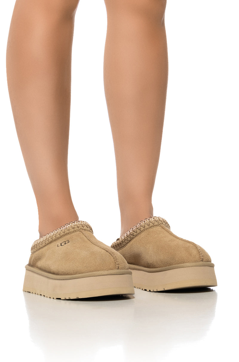 UGG TAZZ FLAT SLIPPER IN MUSTARD