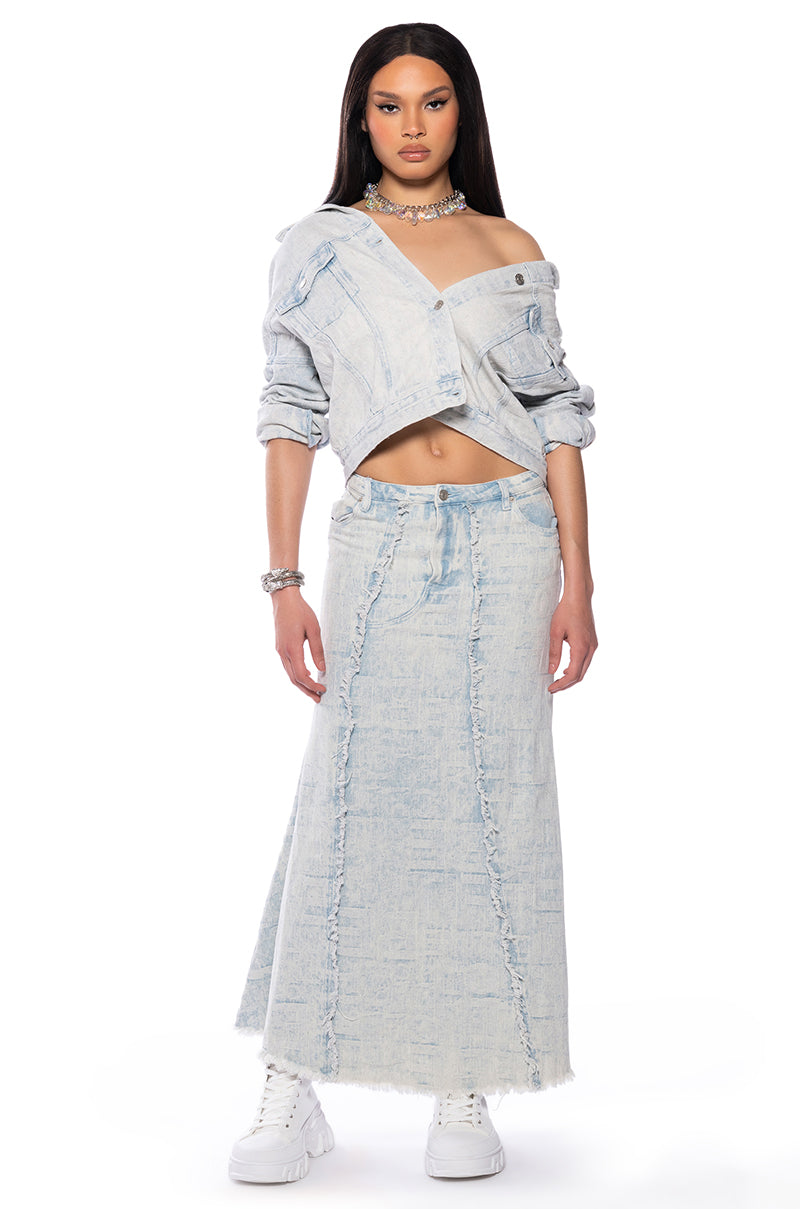 ULTRA BLEACH WASH DENIM JACKET