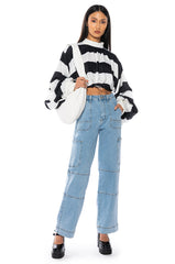 UP TO ME STRIPED BLOUSE