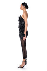 VALENTINA DIMENSIONAL MAXI DRESS