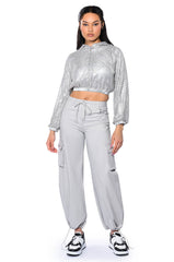 VENENO WIDE LEG CARGO PANTS