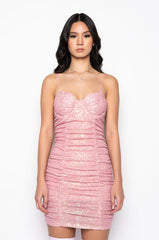 WAIT ON IT SEQUINS MINI DRESS