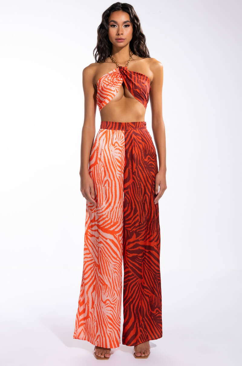 WALK IT LIKE I TALK IT HALTER TOP BRALETTE