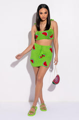 WATERMELON SUGA KNIT BRALETTE