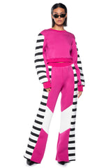 WATERMELON SUGAR WIDE LEG KNIT TROUSER