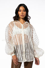 WEEKEND LOVE OVERSIZED BLOUSE