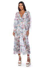 WHAT A TIME FLORAL MAXI DRESS
