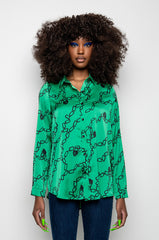 WHAT'S NEW BUTTON UP BLOUSE
