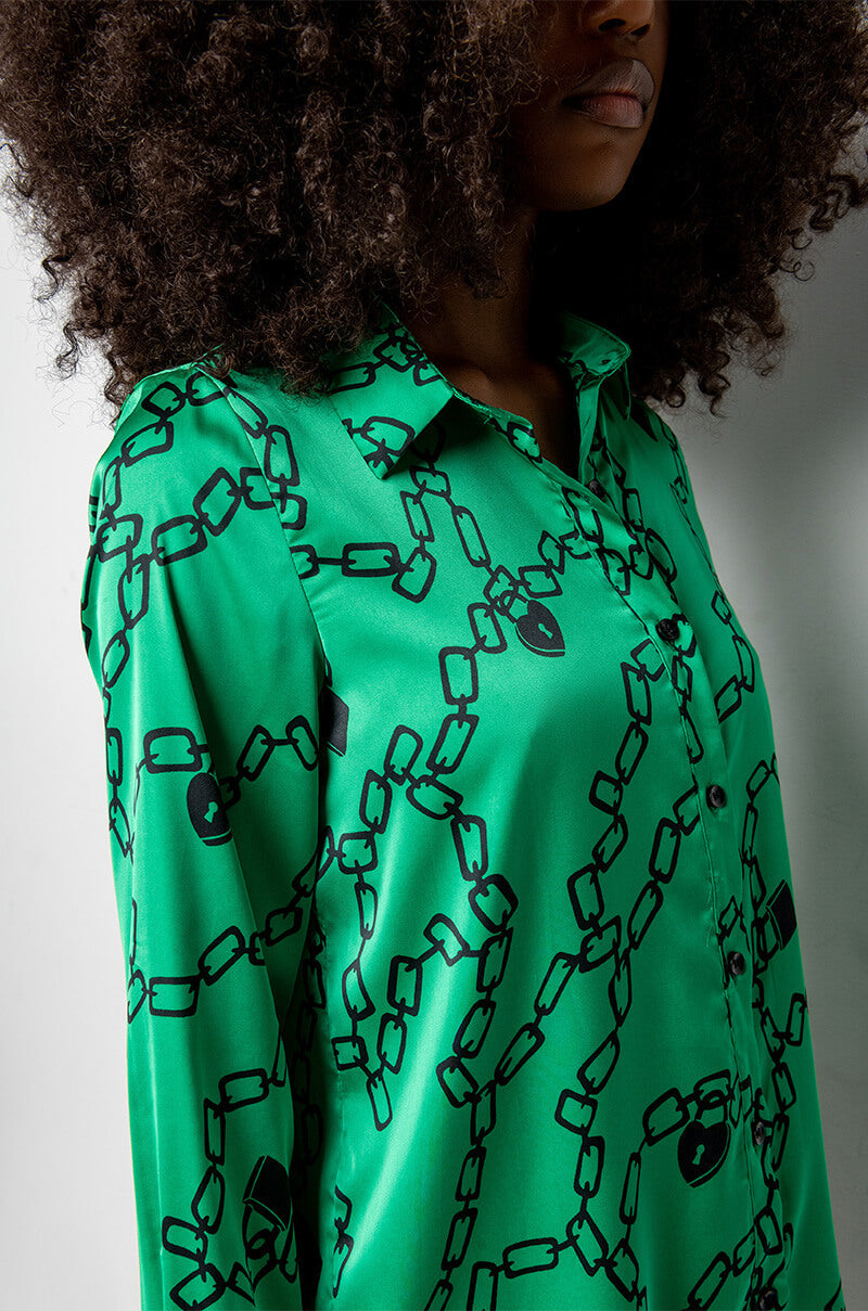 WHAT'S NEW BUTTON UP BLOUSE