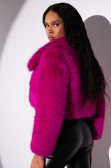 PARIS HILTON WORE IT SO I WORE IT FUR JACKET