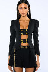 FLORENCE STRUCTURED BLOUSE