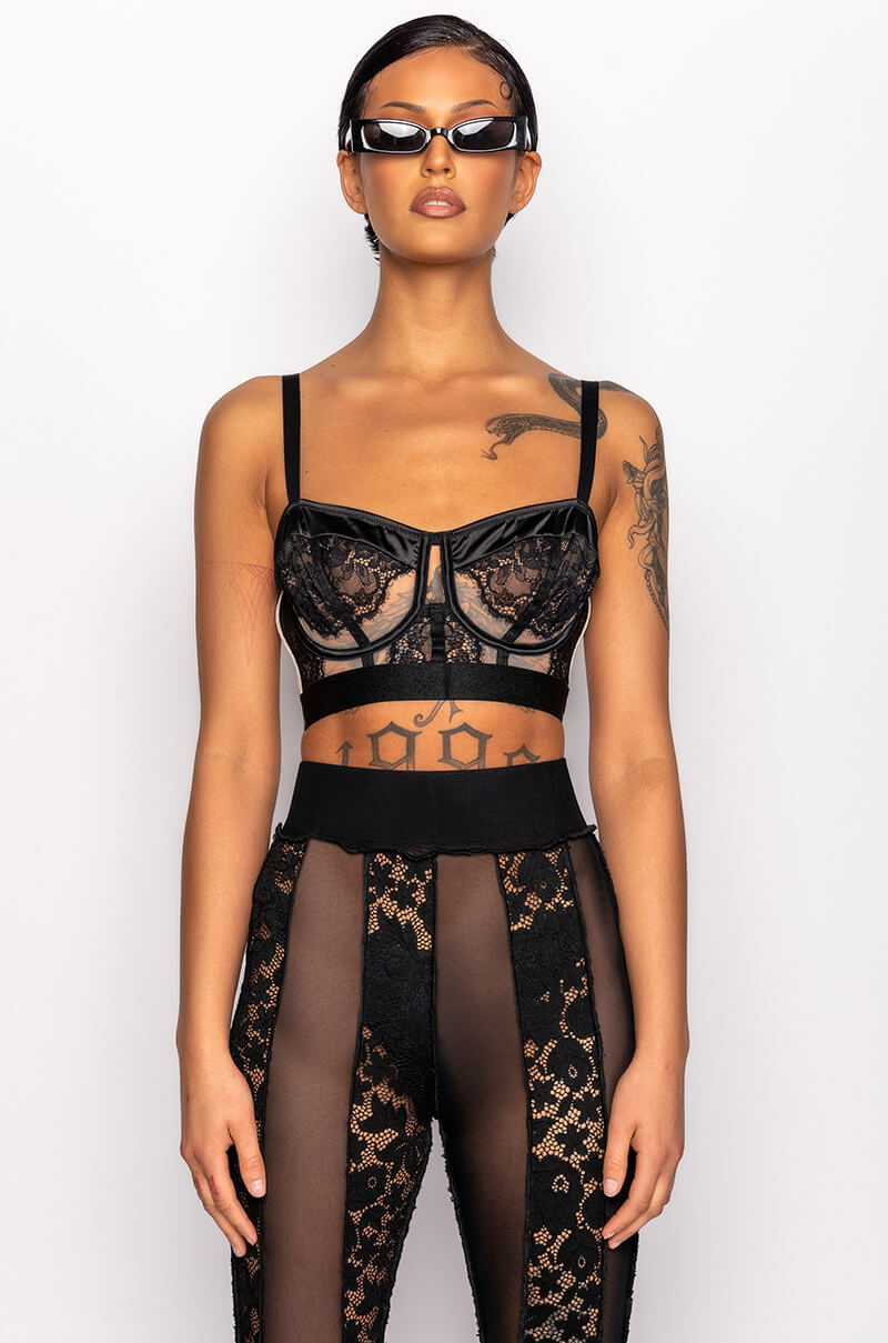 WHATS POPPIN LACE BRA