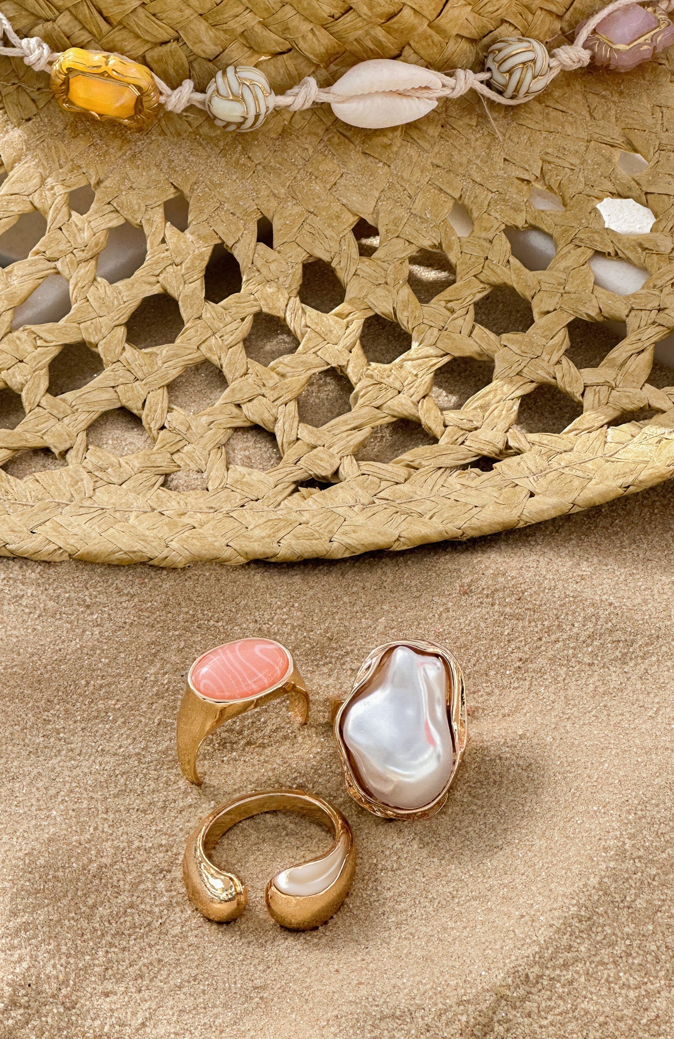 Anita Ring Set Gold