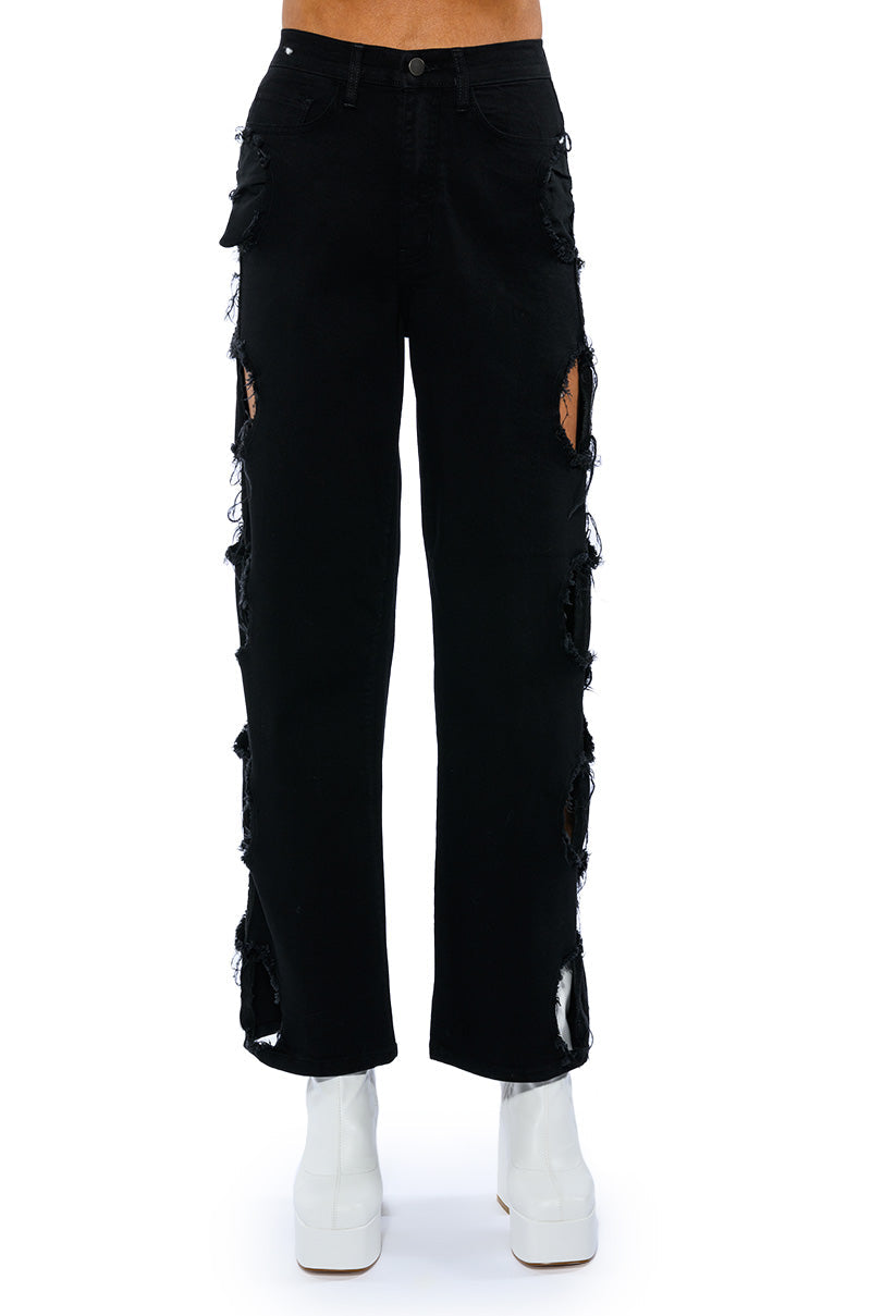 WHITLEY CUT OUT RELAXED FIT JEANS