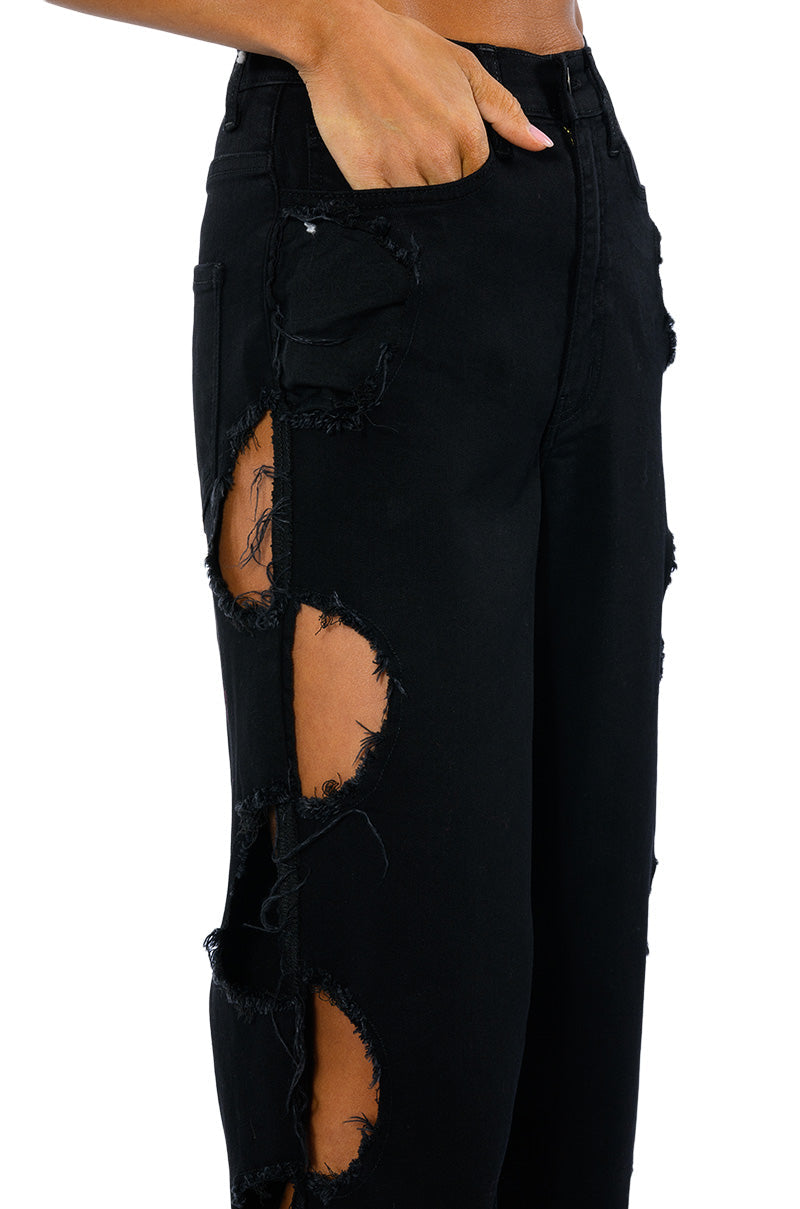 WHITLEY CUT OUT RELAXED FIT JEANS