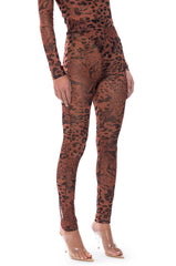 WILD CHEETAH PRINT LEGGINGS