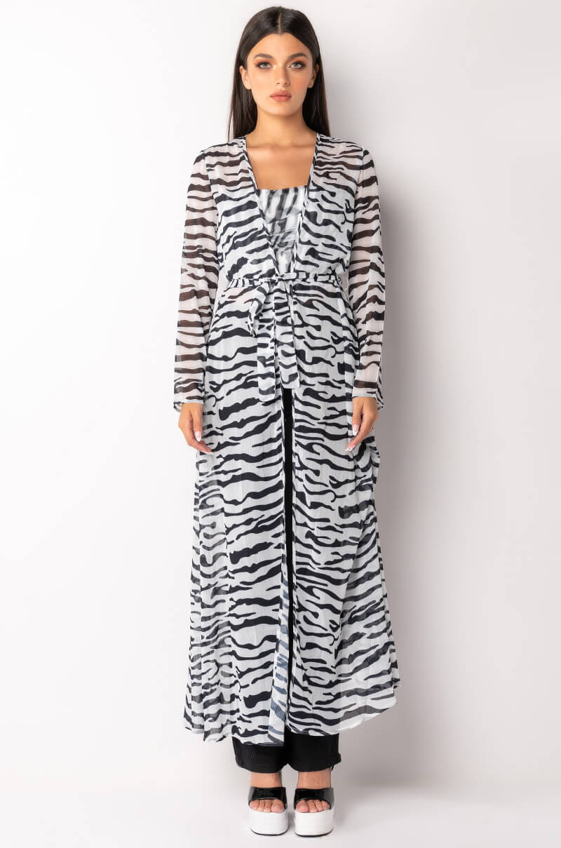 WILD THANG CHIFFON DUSTER