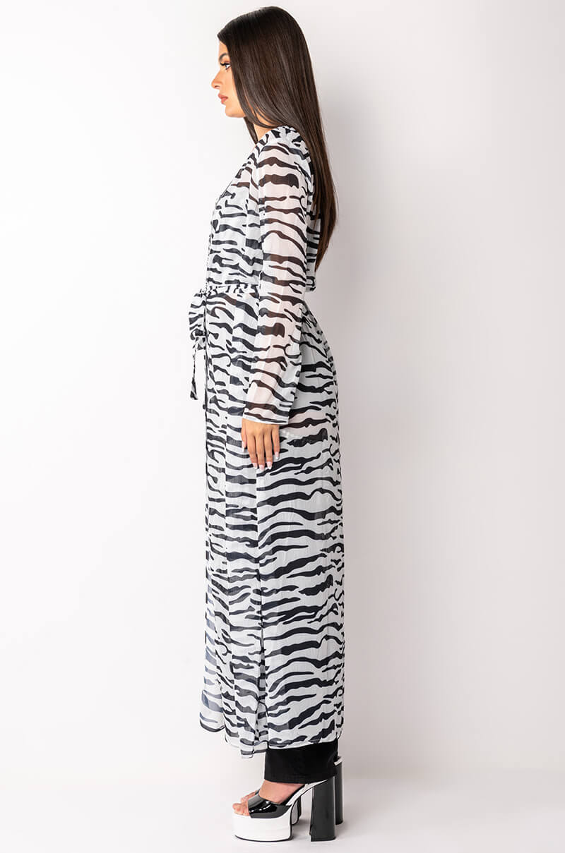 WILD THANG CHIFFON DUSTER