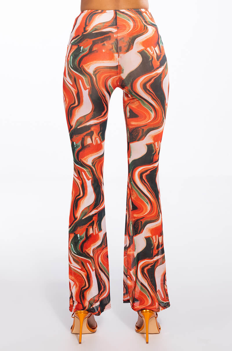 WILD WILD WEST MESH STRAIGHT LEG PANT