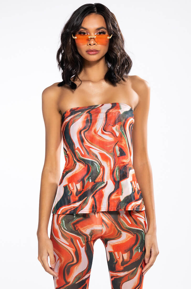 WILD WILD WEST MESH TUBE TOP