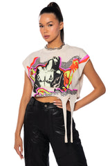 WILDIN OUT CUT OFF GRAFFITI TEE