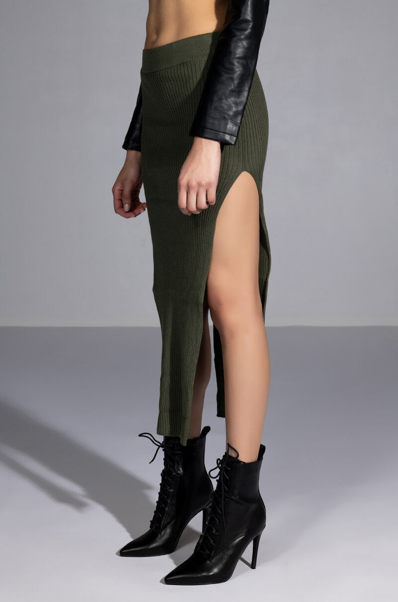 WILLA KNIT MIDI SKIRT