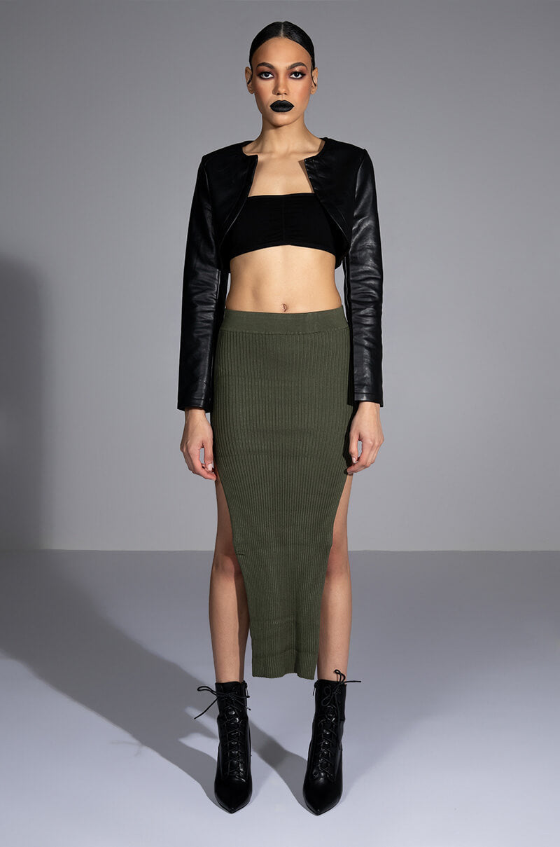 WILLA KNIT MIDI SKIRT