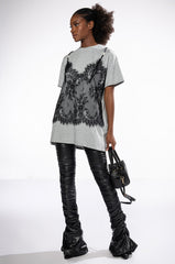 WINNY LACE DETAIL TSHIRT