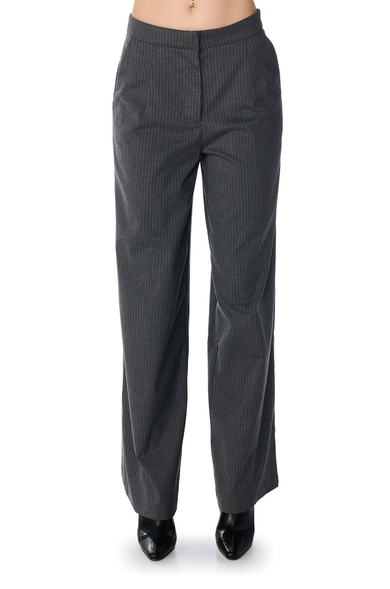 WORK HARD PLAY HARD WIDE LEG TROUSER