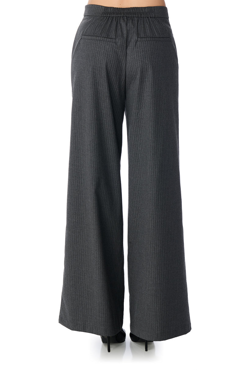 WORK HARD PLAY HARD WIDE LEG TROUSER