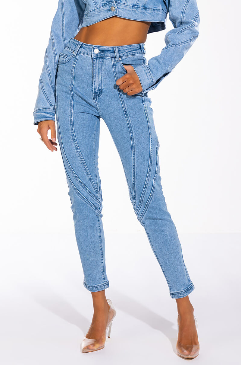LIVIA HIGH WAISTED SKINNY JEANS
