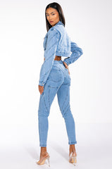 LIVIA HIGH WAISTED SKINNY JEANS