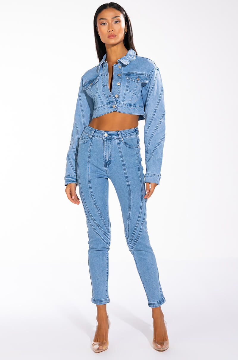 LIVIA HIGH WAISTED SKINNY JEANS