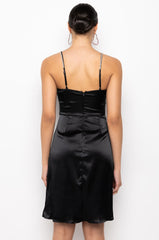 WRAP IT UP SATIN MAXI DRESS