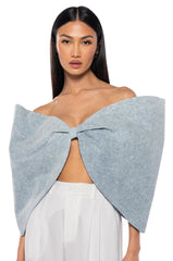 WRAP ME UP OVERSIZED BOW TOP