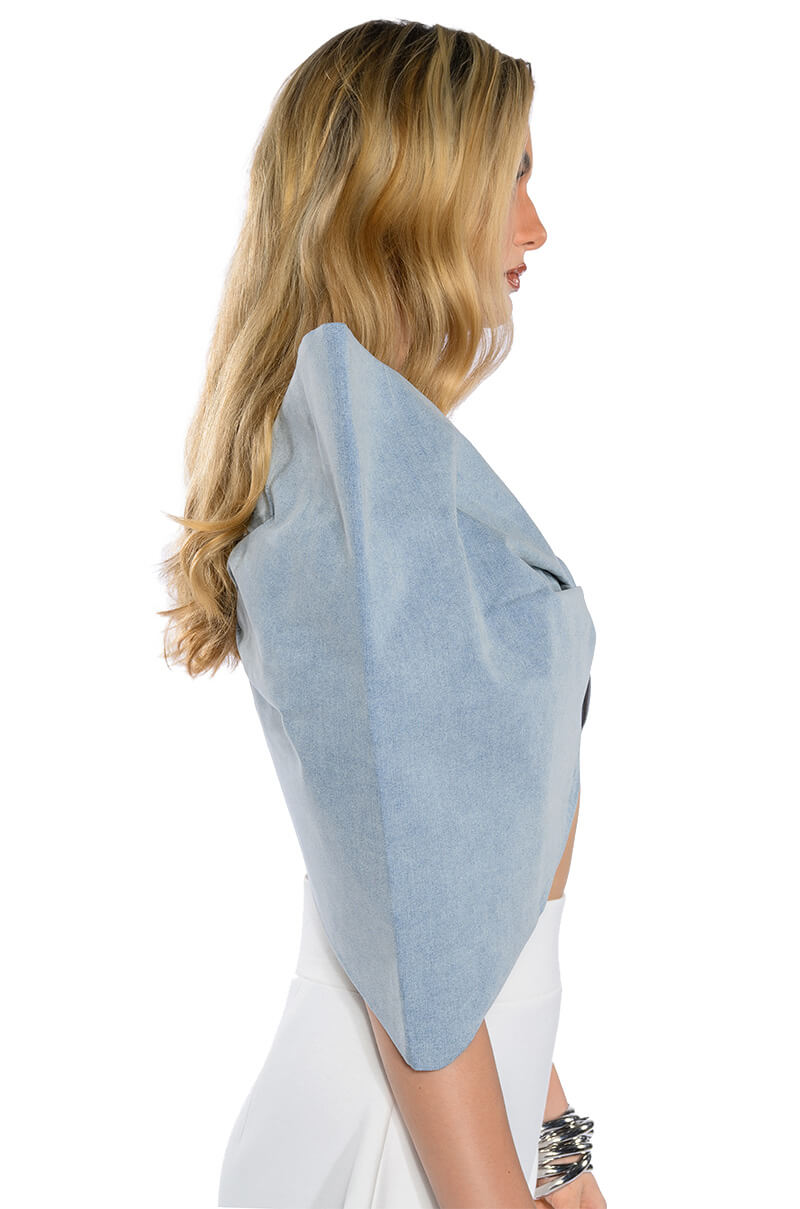 WRAP ME UP OVERSIZED BOW TOP