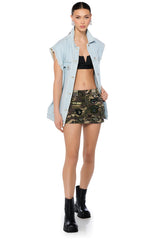 WRENLY OVERSIZED DENIM VEST
