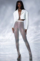 YOU CAN'T HANDLE THIS MESH RHINESTONE PANT