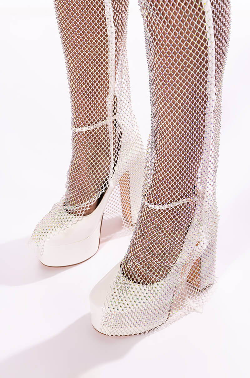 YOU CAN'T HANDLE THIS MESH RHINESTONE PANT