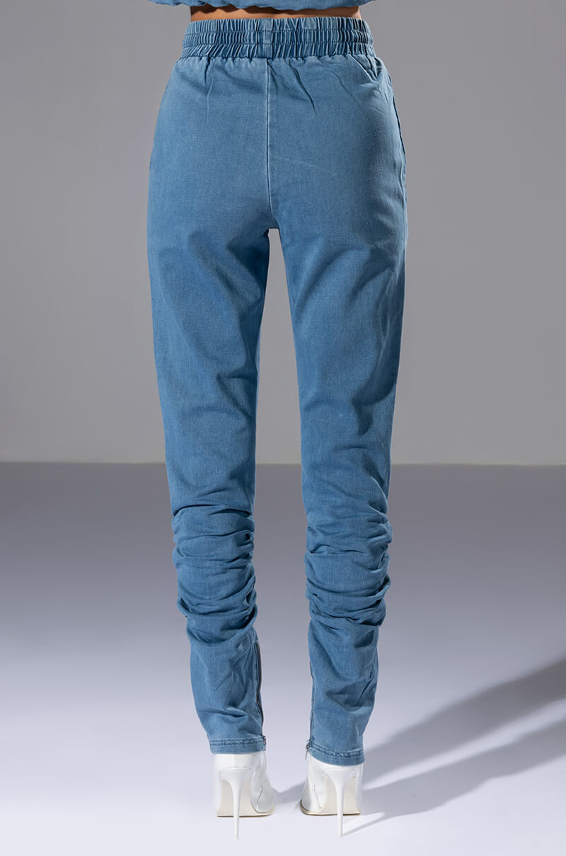 YOU OUGHTA KNOW DENIM JOGGER