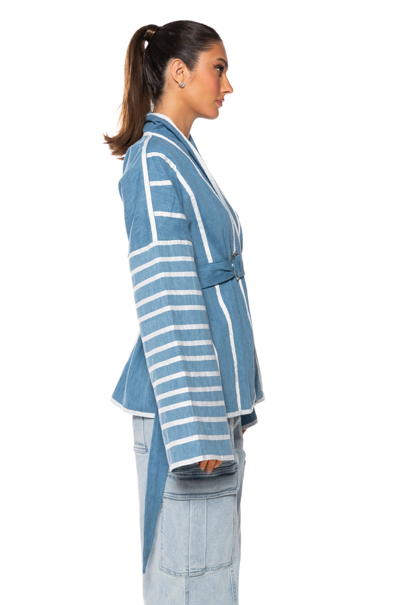 ZEN DENIM KIMONO JACKET