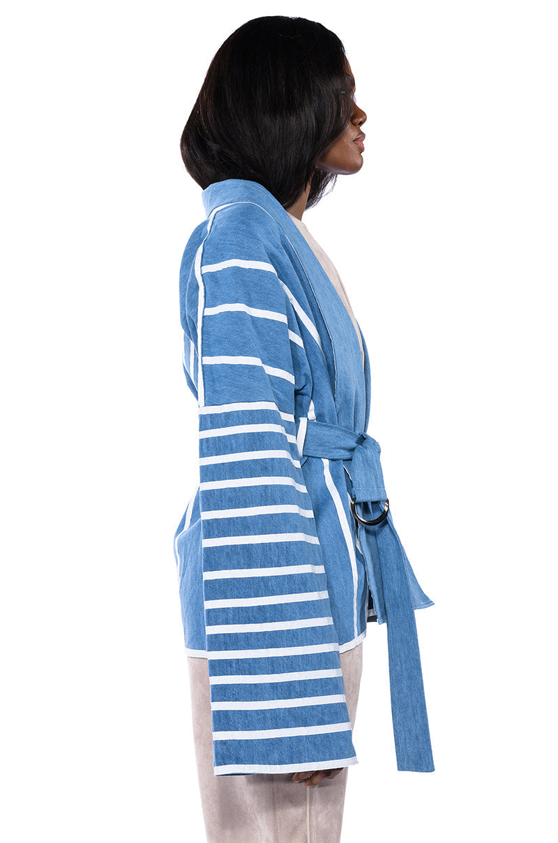 ZEN DENIM KIMONO JACKET