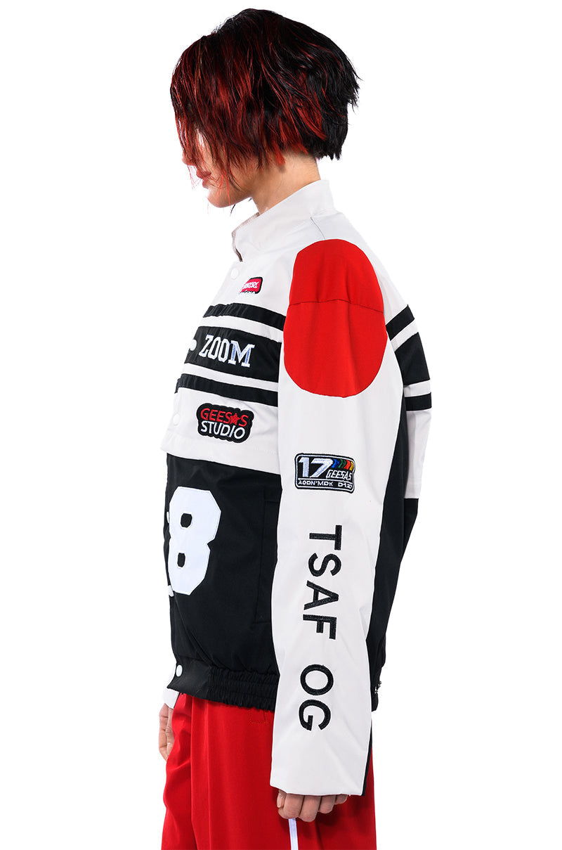 ZOOM ZOOM TWO IN ONE BOMBER SKIRT SET