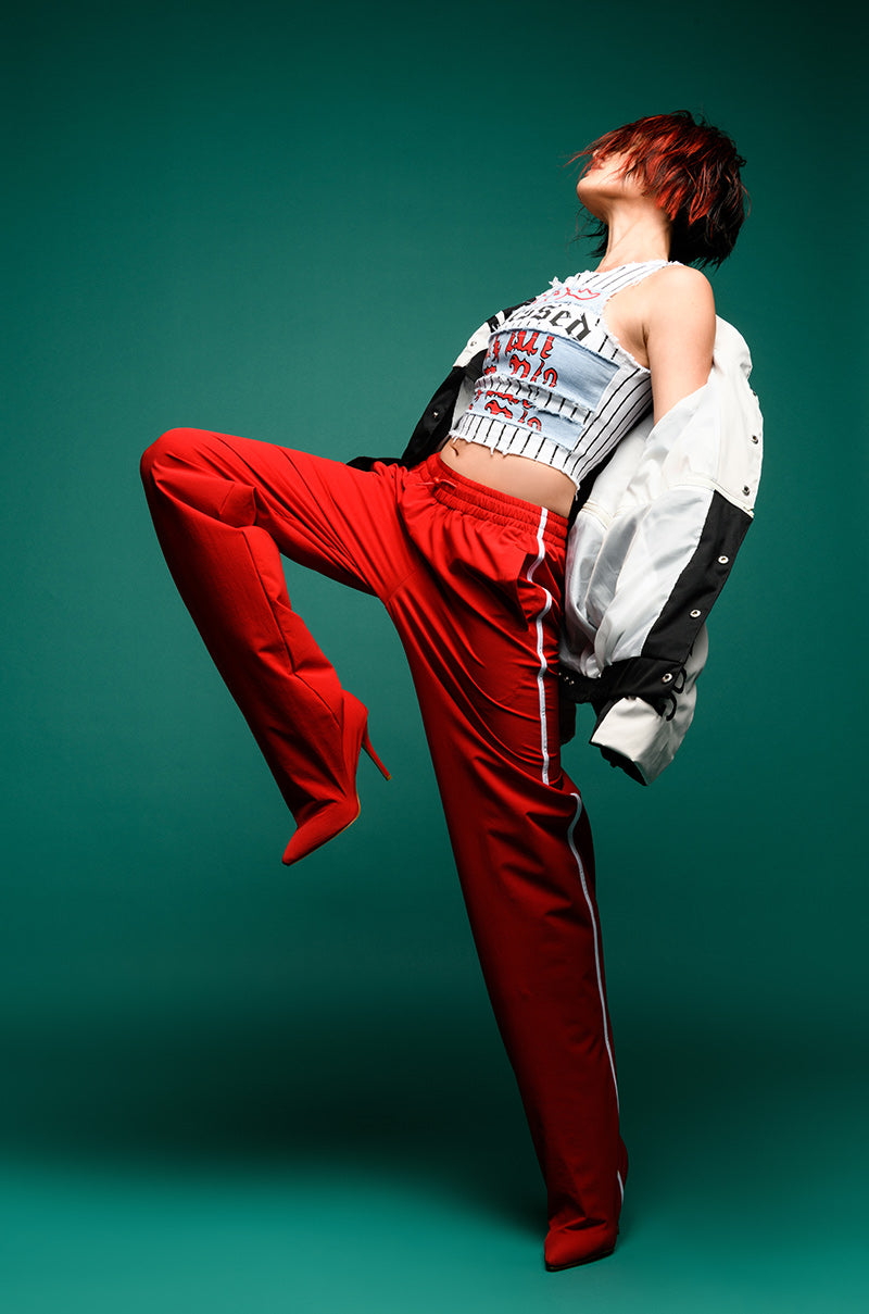 ZOOM ZOOM TWO IN ONE BOMBER SKIRT SET